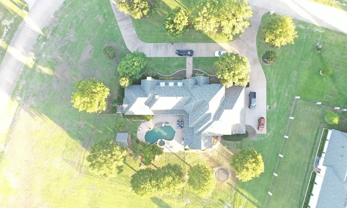 New shingle roof installation on a home in La Riviera